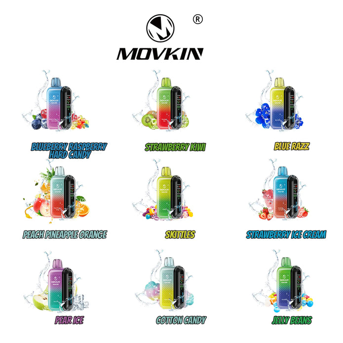 Movkin Tornado 20000 Disposable Vape with LED Indicator - (1 Vape)